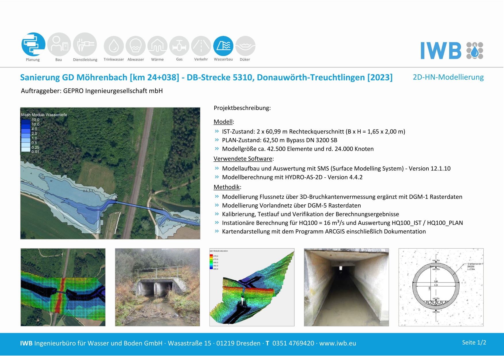 Sanierung GD Möhrenbach [km 24+038] - DB-Strecke 5310, Donauwörth-Treuchtlingen - GEPRO [2023]